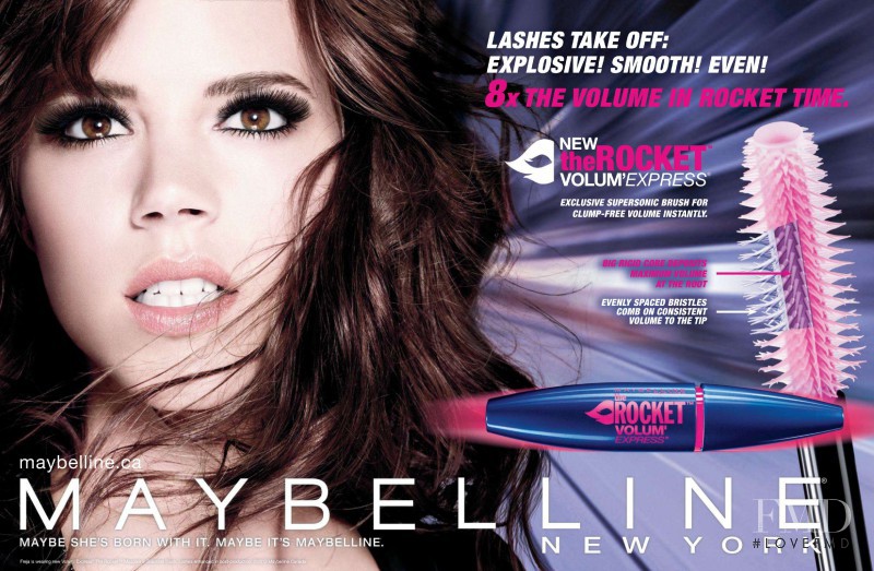 Freja Beha Erichsen featured in  the Maybelline advertisement for Autumn/Winter 2012