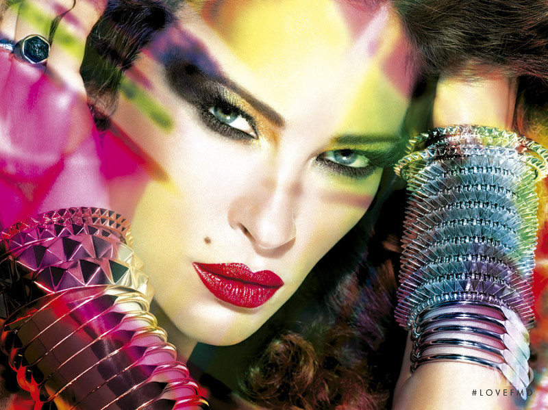 Erin Wasson featured in  the Maybelline advertisement for Autumn/Winter 2012