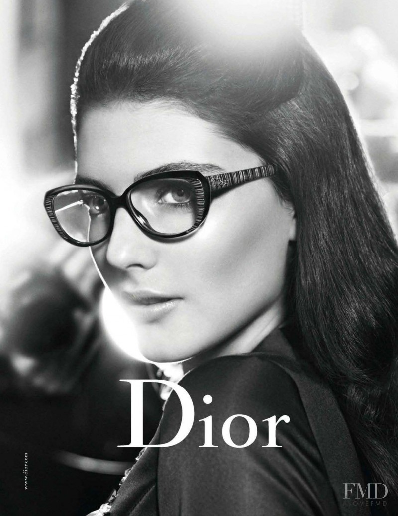 Katryn Kruger featured in  the Dior Eyewear advertisement for Autumn/Winter 2012