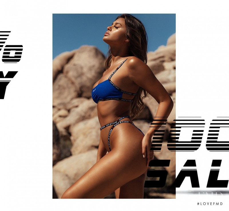 Sofia Jamora featured in  the White Fox Boutique Swimwear advertisement for Autumn/Winter 2018