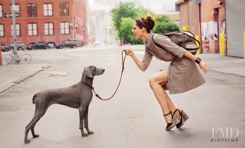 Coco Rocha featured in  the Longchamp advertisement for Spring/Summer 2012