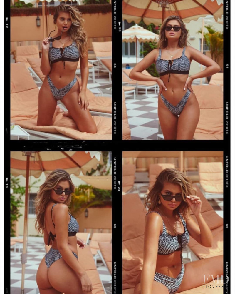 Sofia Jamora featured in  the Jaymes Swimwear lookbook for Winter 2018