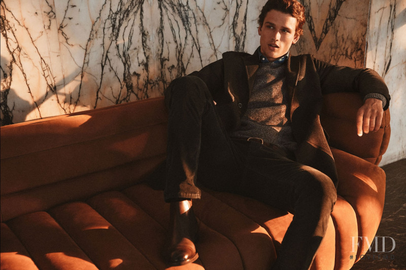 Simon Nessman featured in  the Massimo Dutti Massimo Dutti Secret Love Fall 2019 advertisement for Fall 2019