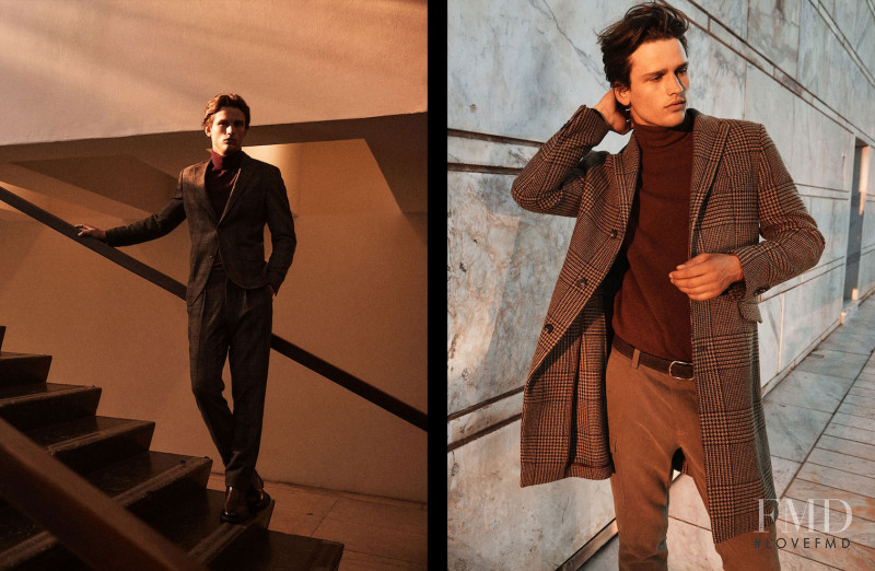 Simon Nessman featured in  the Massimo Dutti Massimo Dutti Secret Love Fall 2019 advertisement for Fall 2019