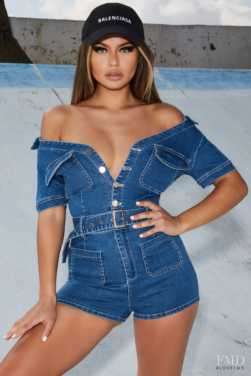 Sofia Jamora featured in  the Oh Polly catalogue for Spring/Summer 2019