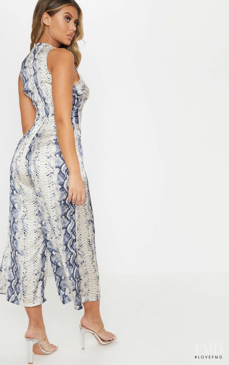 Sofia Jamora featured in  the PrettyLittleThing catalogue for Spring/Summer 2019