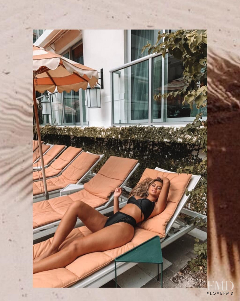 Sofia Jamora featured in  the Jaymes Swimwear lookbook for Spring/Summer 2019