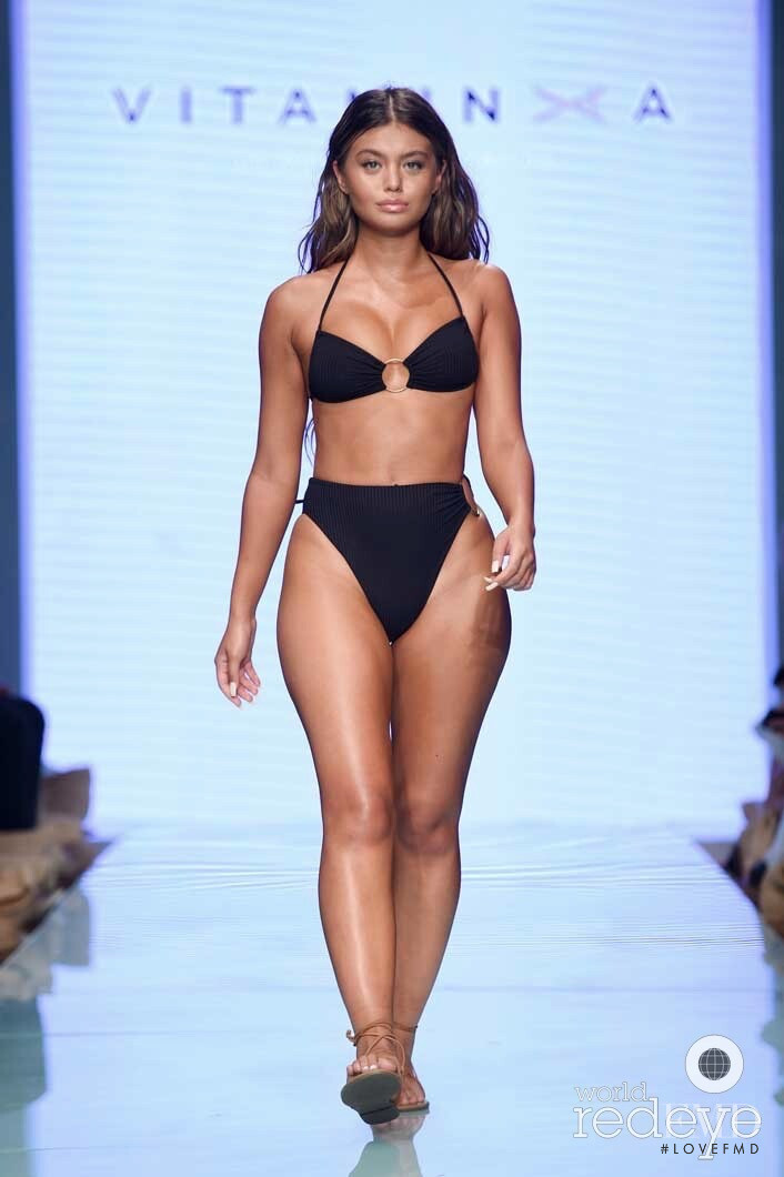 Sofia Jamora featured in  the Vitamin A Swimwear fashion show for Resort 2020