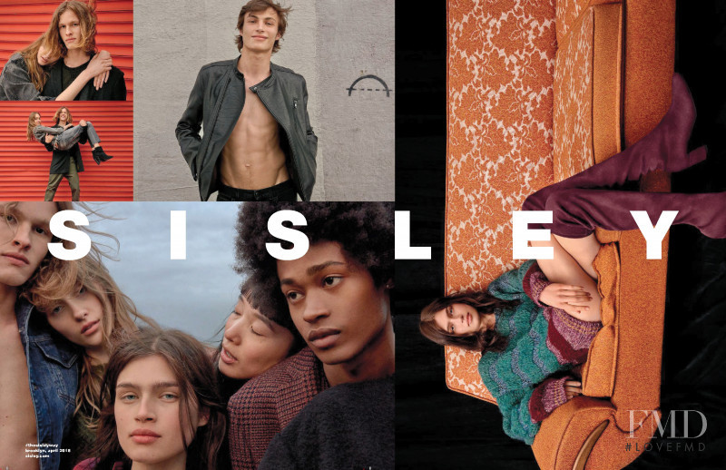 Celine Bethmann featured in  the Sisley advertisement for Autumn/Winter 2018