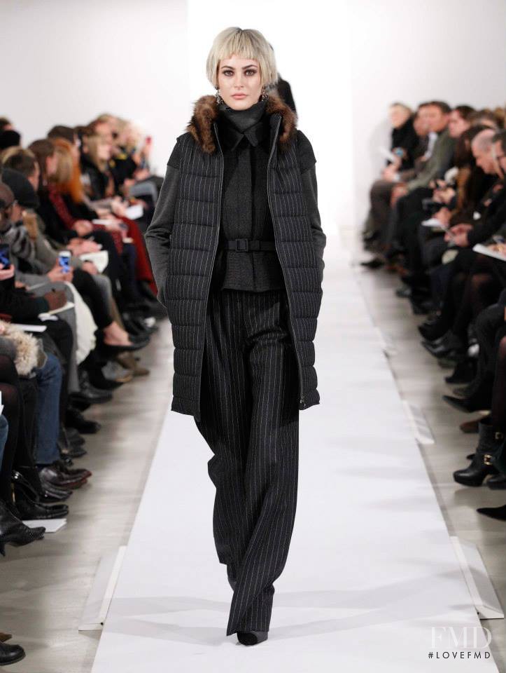 Maud Le Fort featured in  the Oscar de la Renta fashion show for Autumn/Winter 2014
