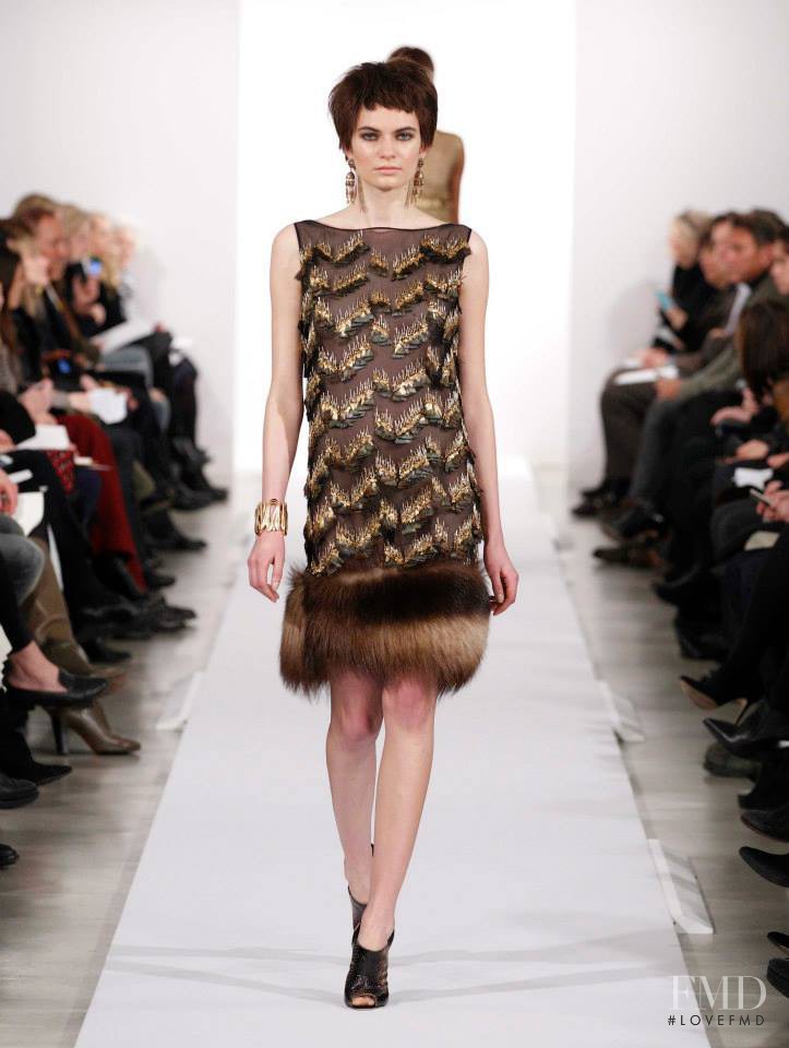 Nouk Torsing featured in  the Oscar de la Renta fashion show for Autumn/Winter 2014