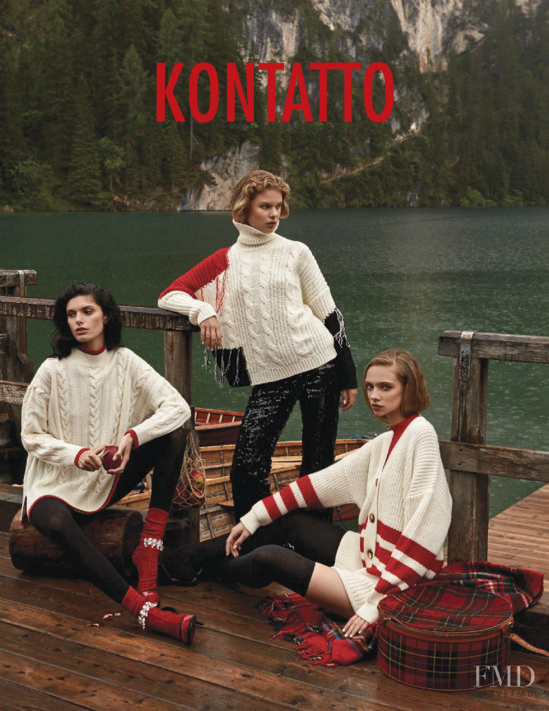 Giulia Manini featured in  the Kontatto advertisement for Autumn/Winter 2018