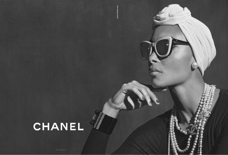 Adwoa Aboah featured in  the Chanel Fine Jewellery advertisement for Autumn/Winter 2018