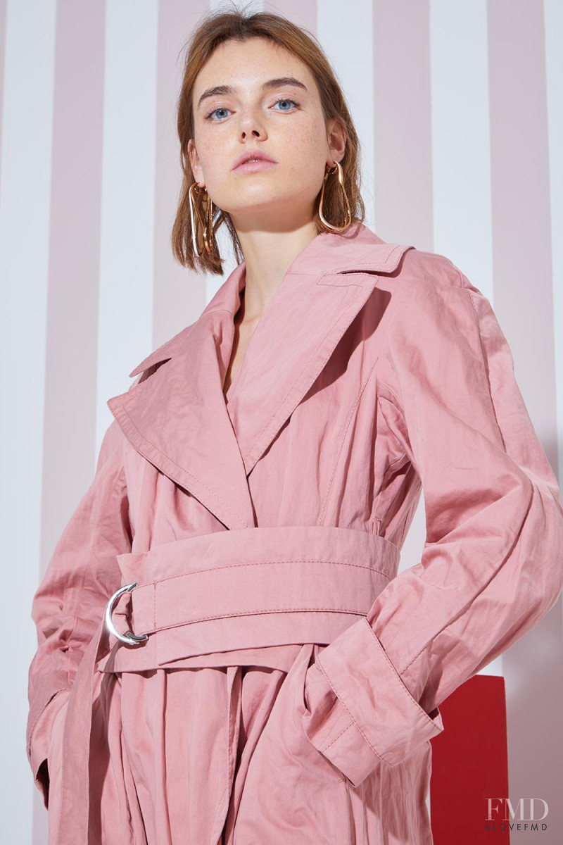 Celine Bethmann featured in  the Sportmax lookbook for Spring/Summer 2018