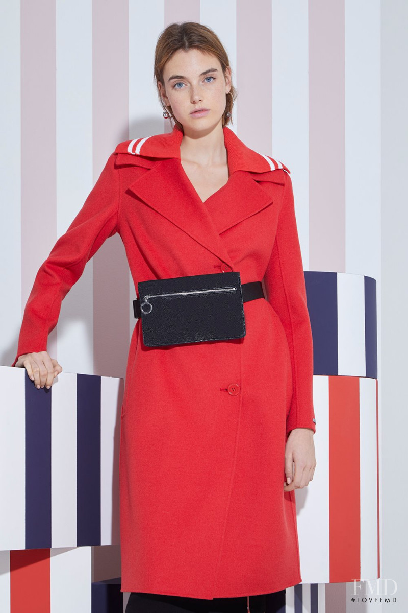 Celine Bethmann featured in  the Sportmax lookbook for Spring/Summer 2018