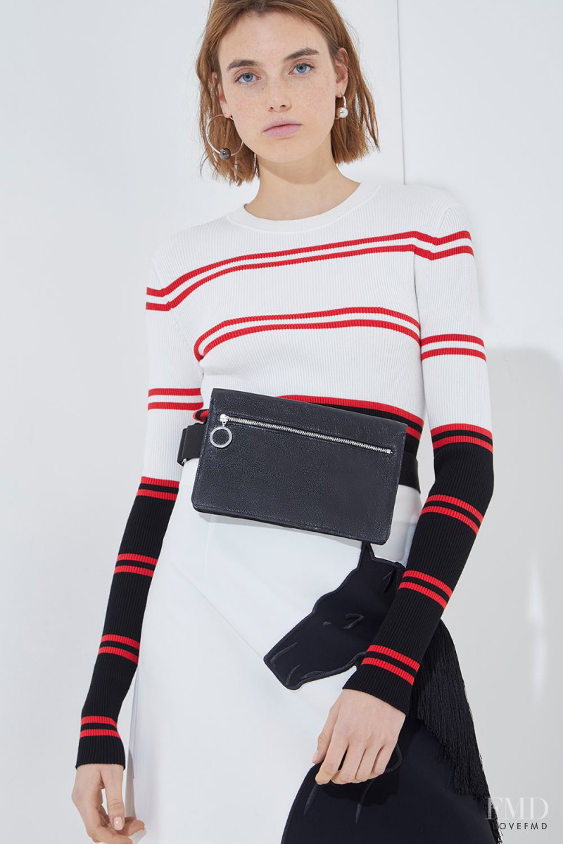 Celine Bethmann featured in  the Sportmax lookbook for Spring/Summer 2018