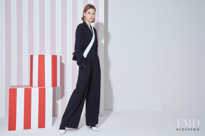 Celine Bethmann featured in  the Sportmax lookbook for Spring/Summer 2018