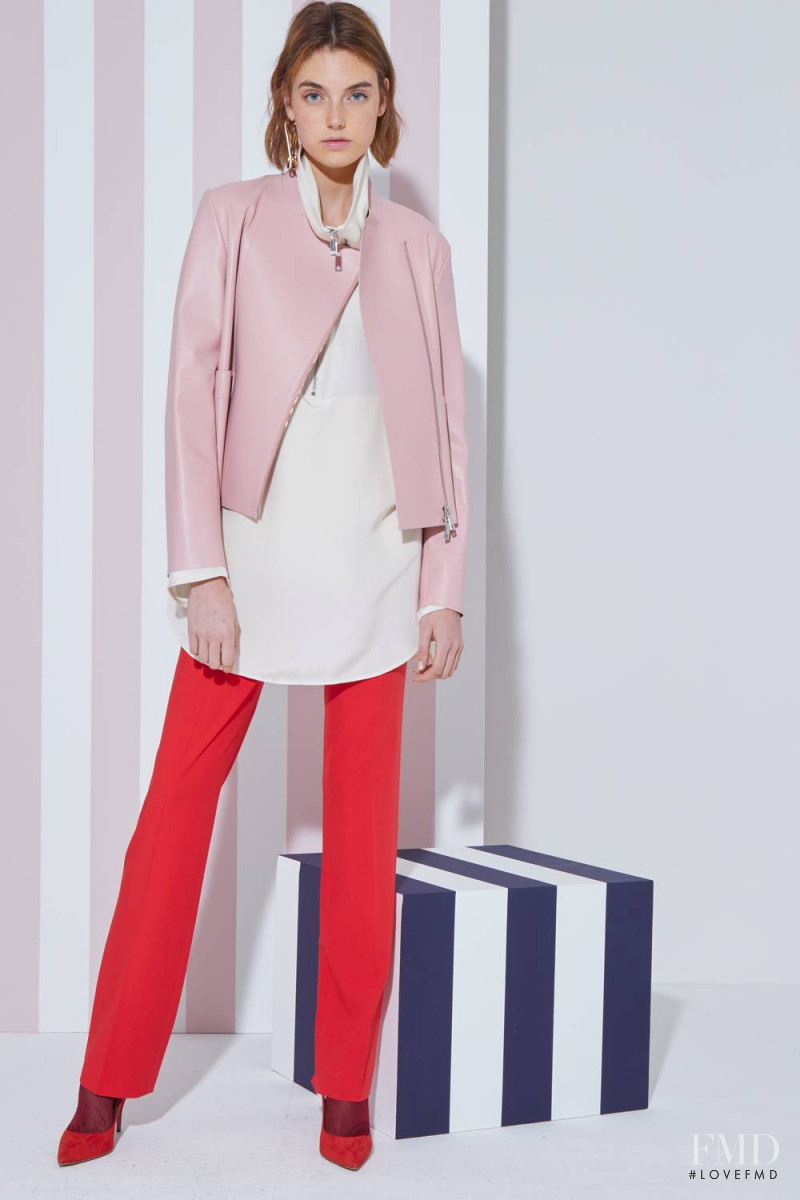 Celine Bethmann featured in  the Sportmax lookbook for Spring/Summer 2018