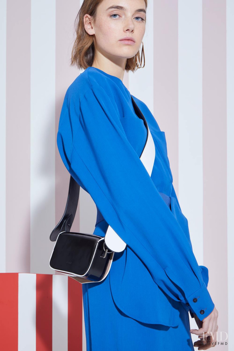 Celine Bethmann featured in  the Sportmax lookbook for Spring/Summer 2018