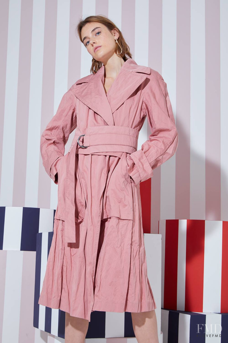 Celine Bethmann featured in  the Sportmax lookbook for Spring/Summer 2018