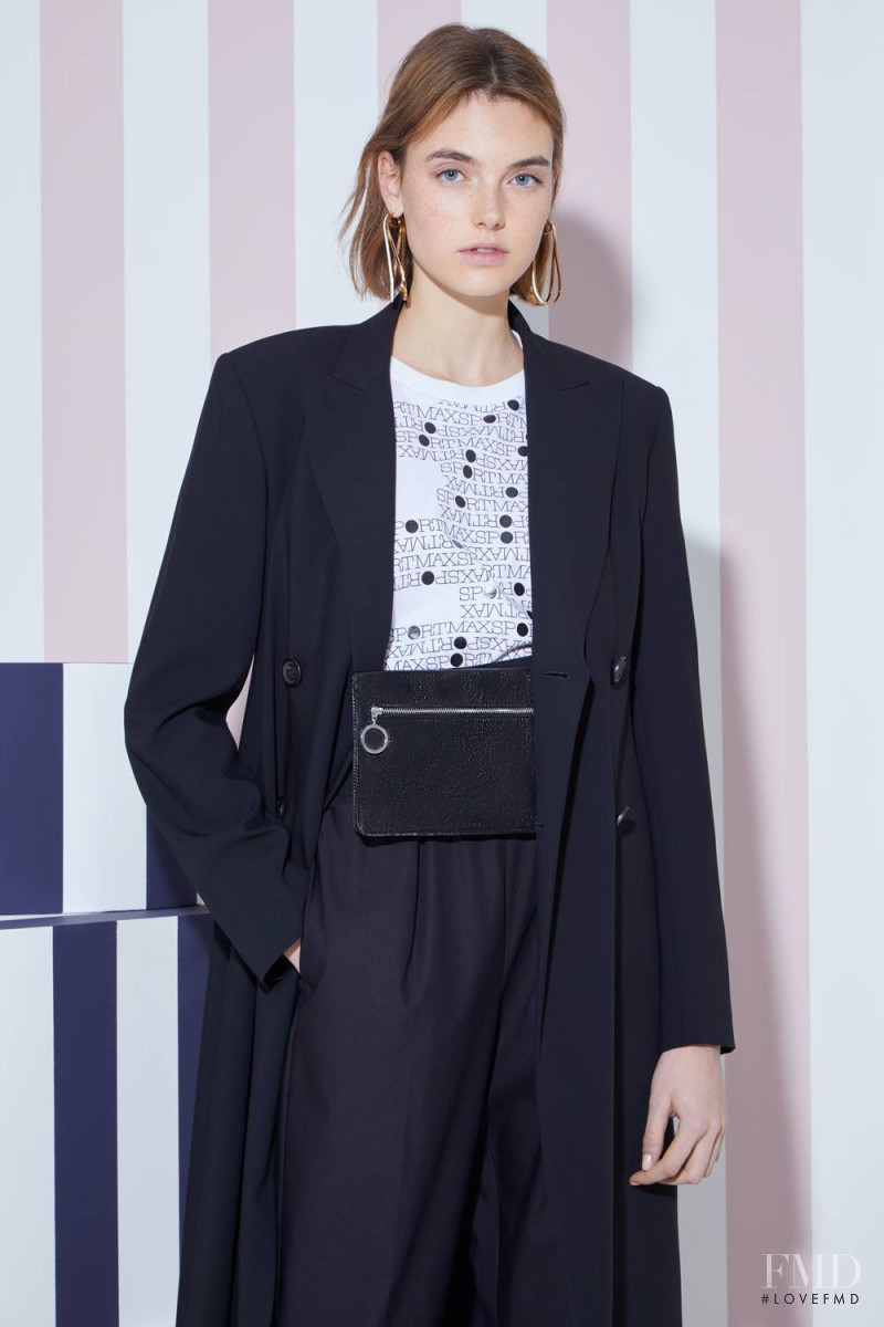 Celine Bethmann featured in  the Sportmax lookbook for Spring/Summer 2018