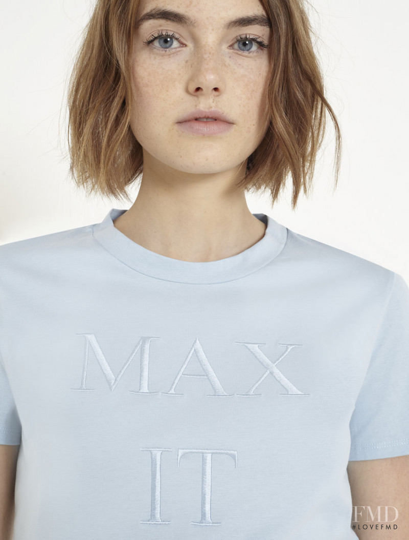 Celine Bethmann featured in  the Max&Co lookbook for Spring/Summer 2018