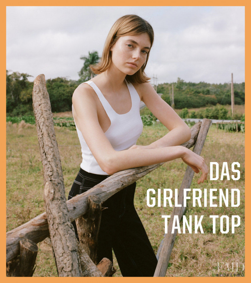 Celine Bethmann featured in  the Urban Outfitters advertisement for Spring/Summer 2018