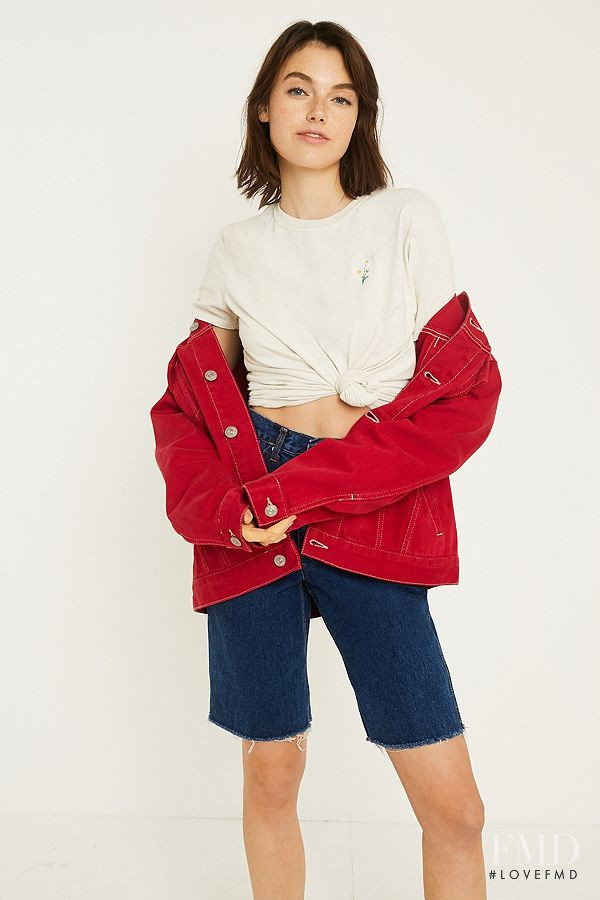 Celine Bethmann featured in  the Urban Outfitters catalogue for Spring/Summer 2018