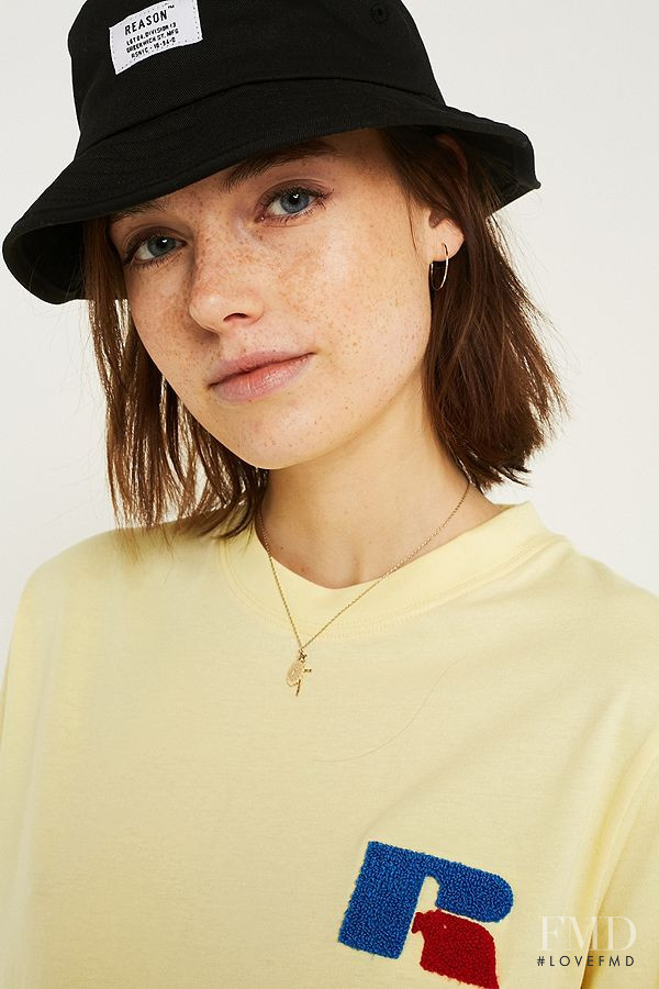 Celine Bethmann featured in  the Urban Outfitters catalogue for Spring/Summer 2018