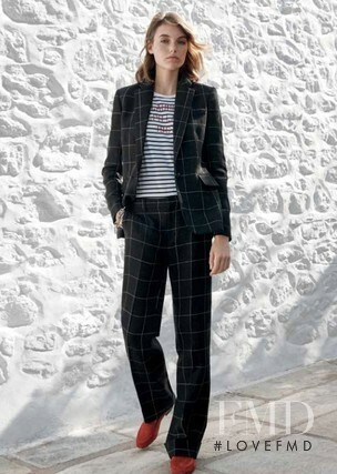 Celine Bethmann featured in  the Lauren by Ralph Lauren lookbook for Pre-Spring 2019