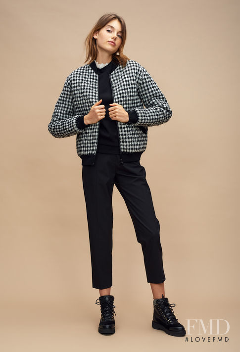 Celine Bethmann featured in  the Claudie Pierlot catalogue for Autumn/Winter 2018