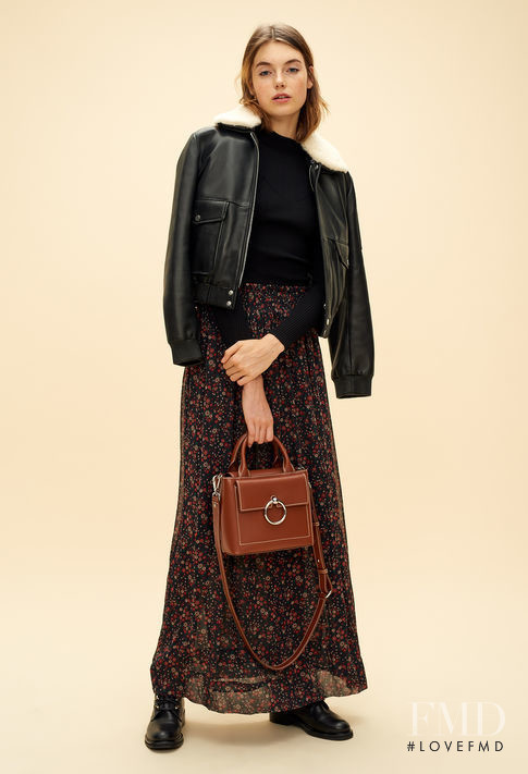 Celine Bethmann featured in  the Claudie Pierlot catalogue for Autumn/Winter 2018