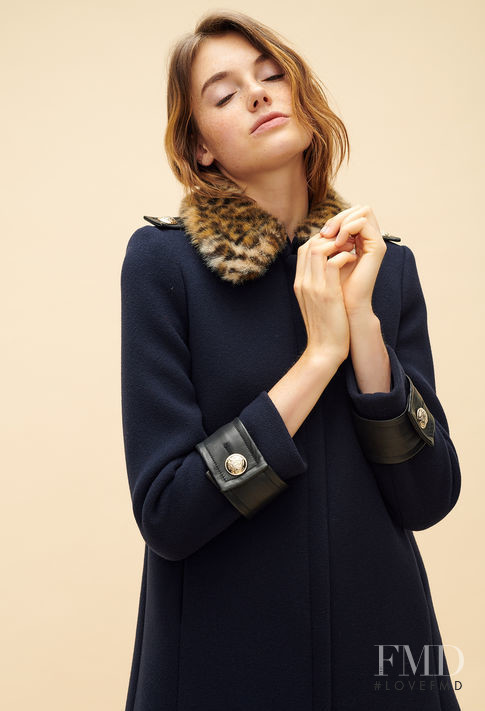 Celine Bethmann featured in  the Claudie Pierlot catalogue for Autumn/Winter 2018