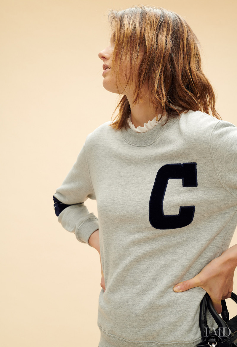 Celine Bethmann featured in  the Claudie Pierlot catalogue for Autumn/Winter 2018