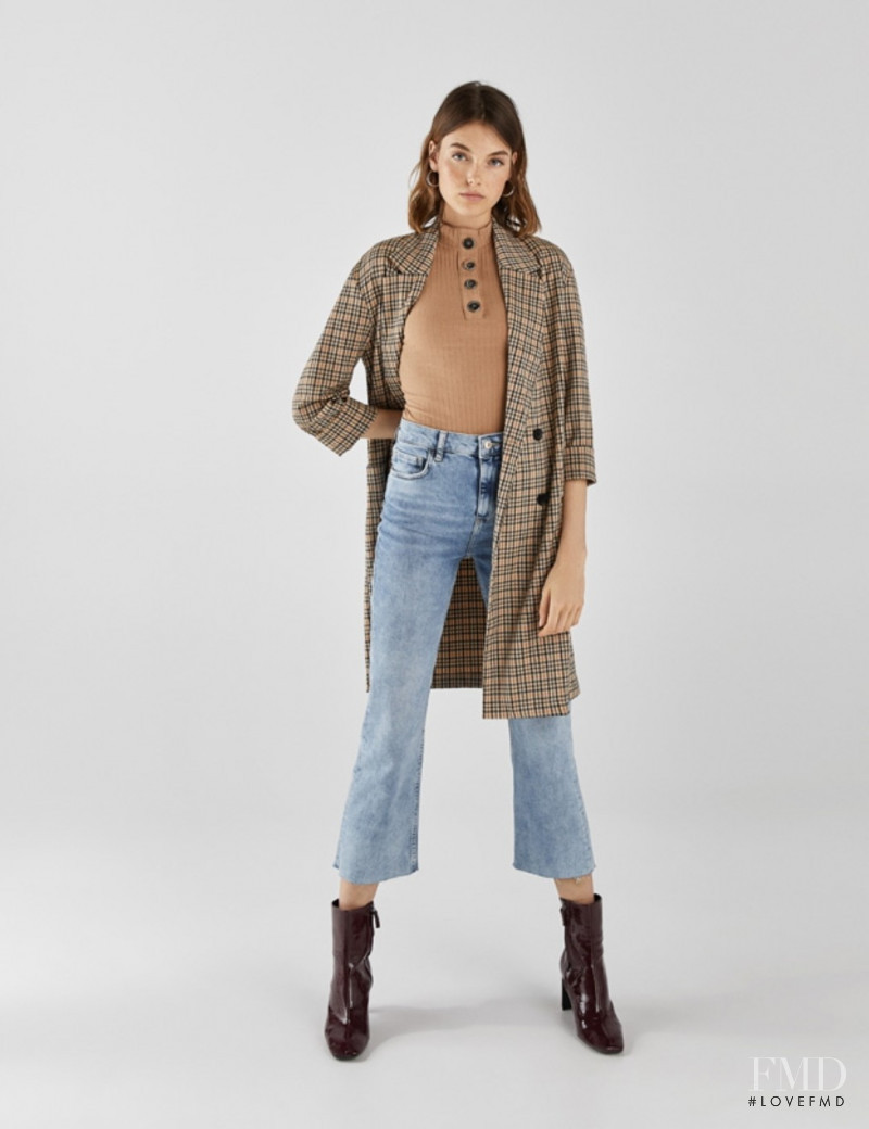 Celine Bethmann featured in  the Bershka catalogue for Autumn/Winter 2018