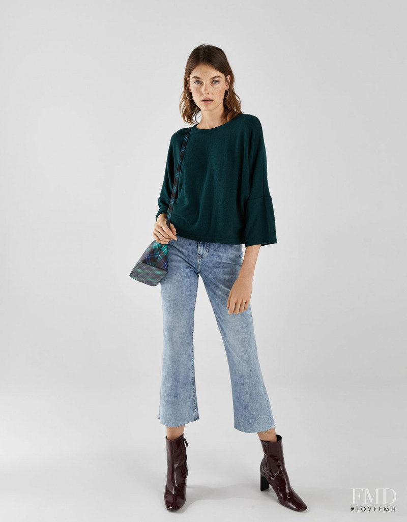 Celine Bethmann featured in  the Bershka catalogue for Autumn/Winter 2018