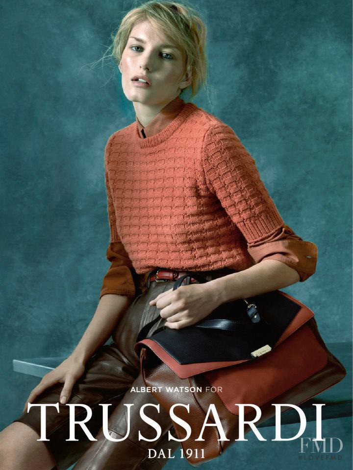 Marique Schimmel featured in  the Trussardi 1911 advertisement for Autumn/Winter 2012