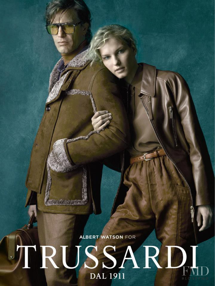 Marique Schimmel featured in  the Trussardi 1911 advertisement for Autumn/Winter 2012