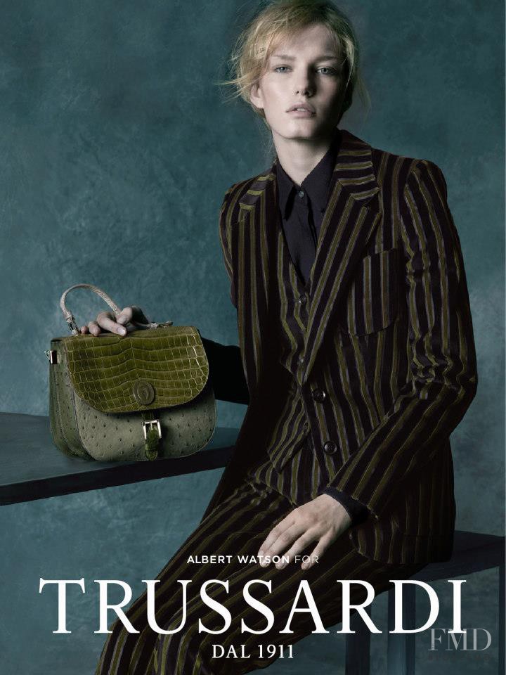 Marique Schimmel featured in  the Trussardi 1911 advertisement for Autumn/Winter 2012