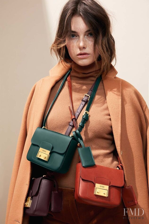 Celine Bethmann featured in  the Bree advertisement for Autumn/Winter 2019