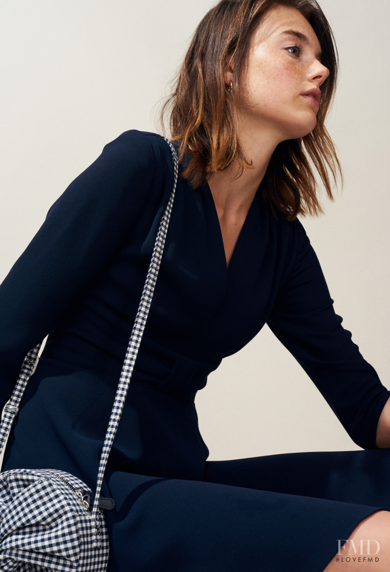 Celine Bethmann featured in  the Claudie Pierlot lookbook for Spring/Summer 2019