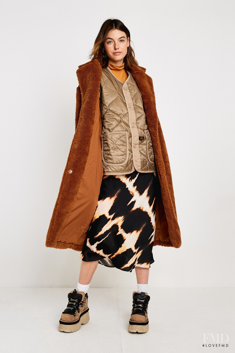 Celine Bethmann featured in  the Urban Outfitters catalogue for Winter 2018