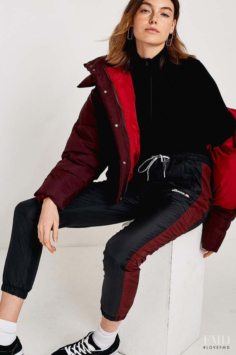 Celine Bethmann featured in  the Urban Outfitters catalogue for Winter 2018