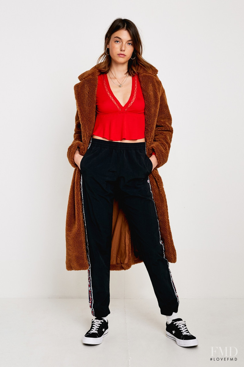 Celine Bethmann featured in  the Urban Outfitters catalogue for Winter 2018