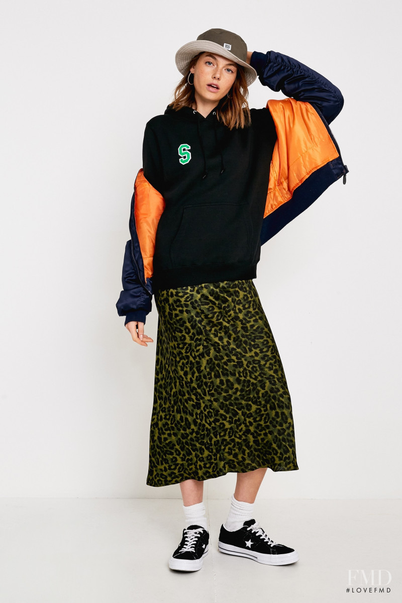 Celine Bethmann featured in  the Urban Outfitters catalogue for Winter 2018