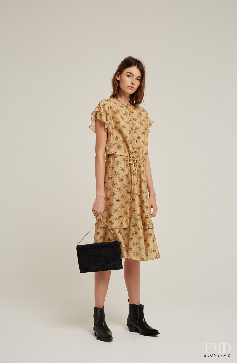 Celine Bethmann featured in  the Soeur lookbook for Spring/Summer 2019