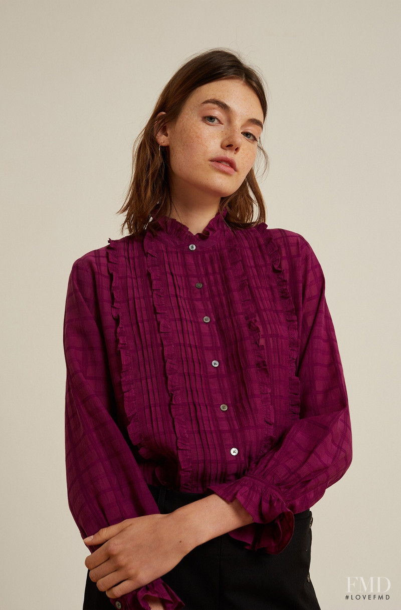 Celine Bethmann featured in  the Soeur lookbook for Spring/Summer 2019