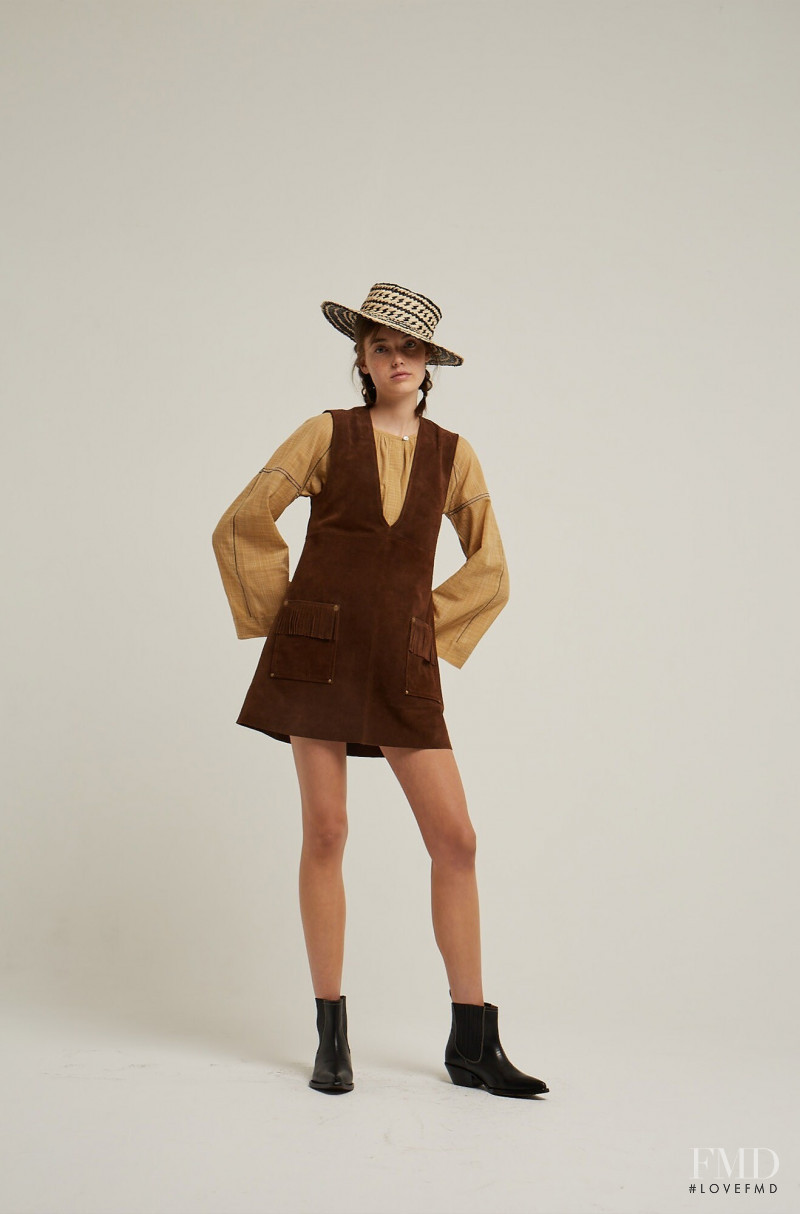 Celine Bethmann featured in  the Soeur lookbook for Spring/Summer 2019