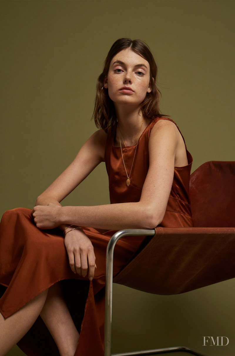 Celine Bethmann featured in  the Soeur lookbook for Spring/Summer 2019