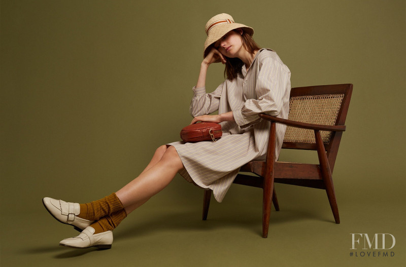 Celine Bethmann featured in  the Soeur lookbook for Spring/Summer 2019